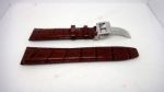 Replica IWC Dark Brown Leather Watch Band 22mm